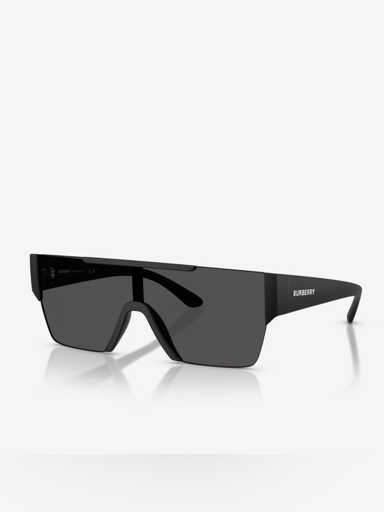 Burberry Matte Black Shield Sunglasses